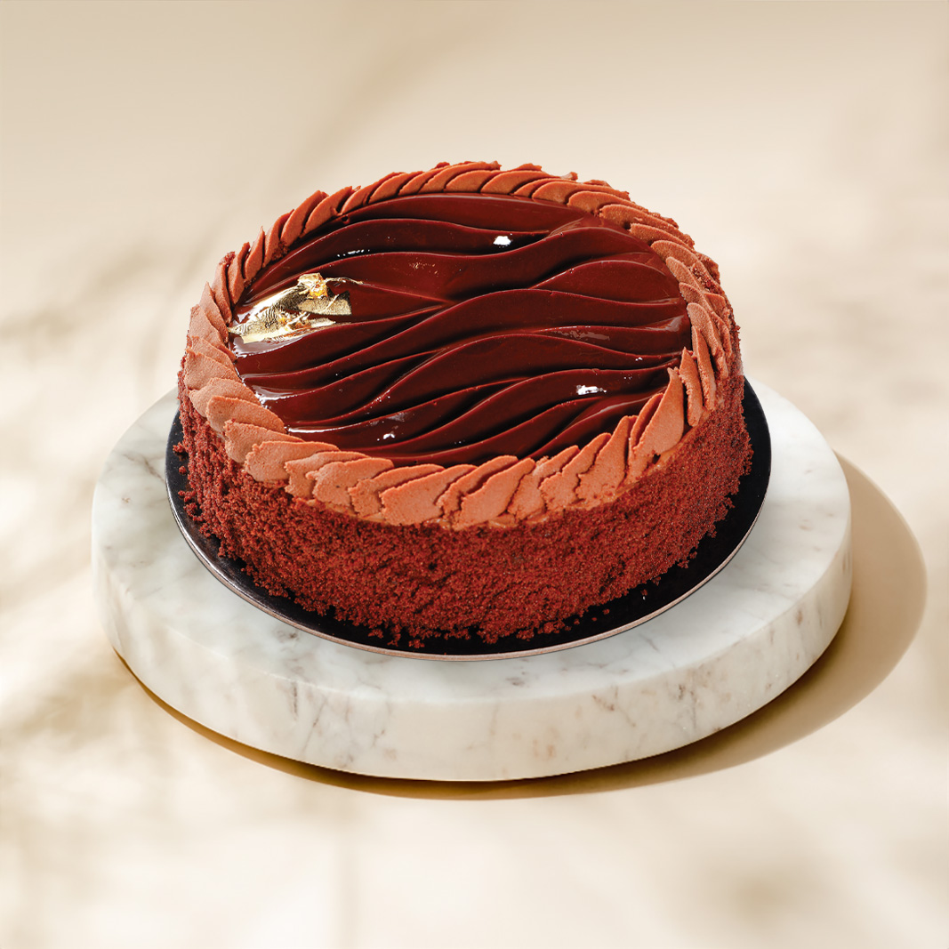 黑朱古力榛子蛋糕 mockup ipad